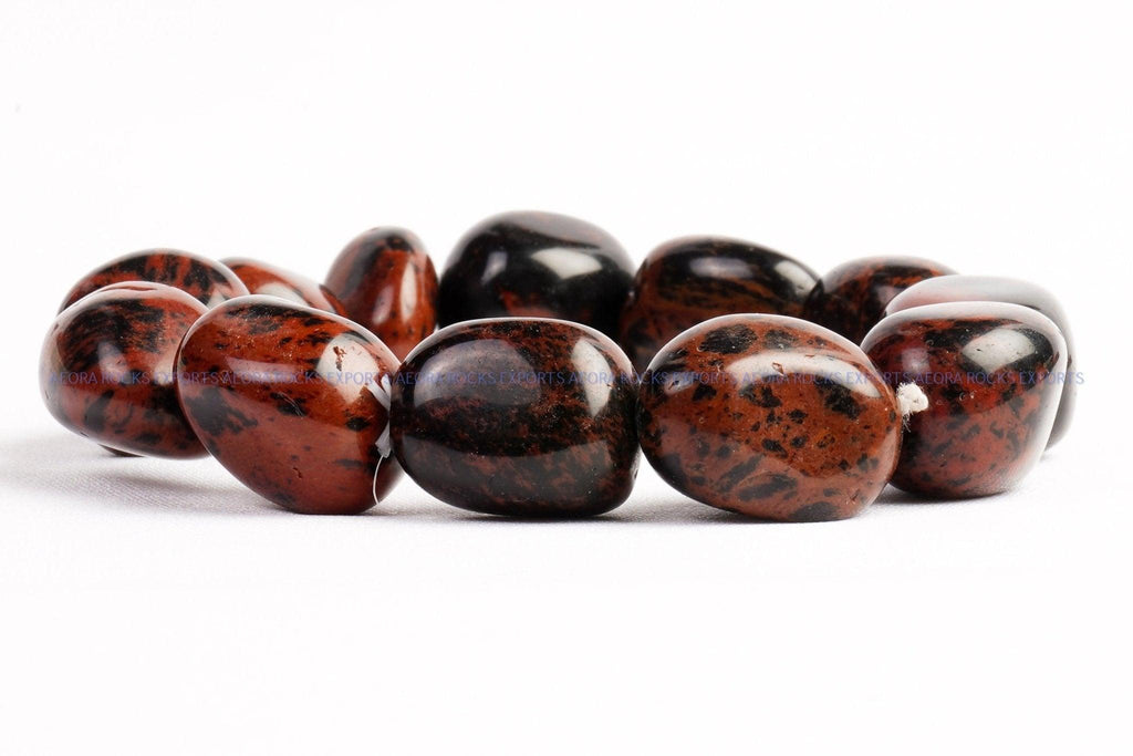 Mahogany Obsidian Tumbled Bracelet in India - Aeora Rocks - AEORA ROCKS INDIA - Healing Crystals superstore