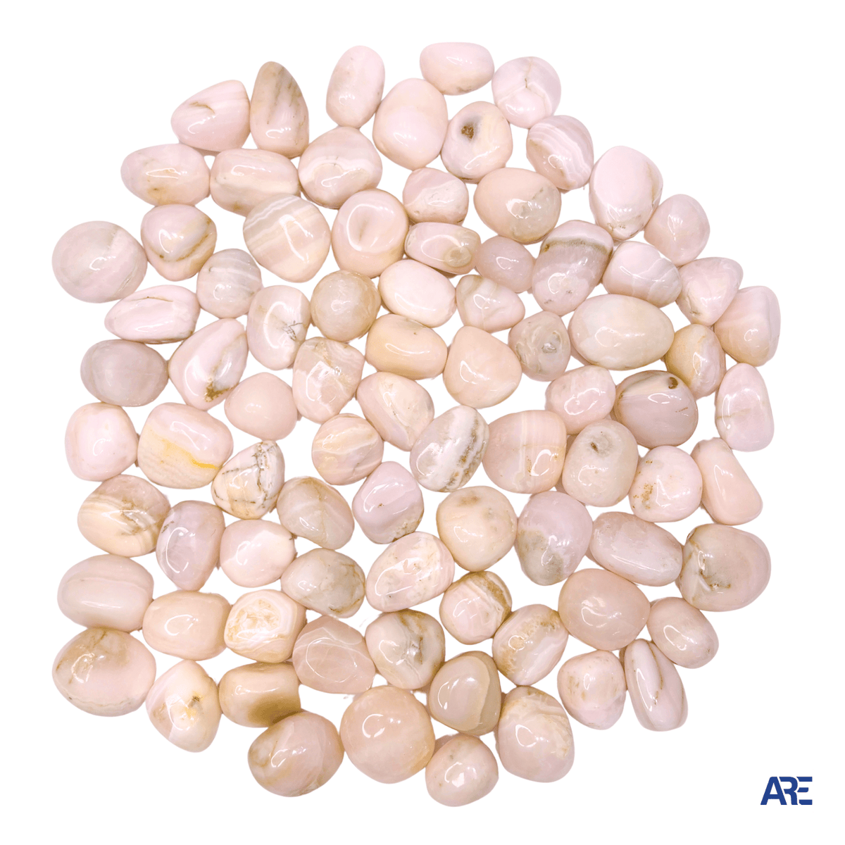 ⁠Mangano Calcite Tumbled Stone - AEORA ROCKS INDIA - Healing Crystals superstore