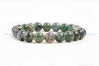 Moss Agate Bead Bracelet in India - Aeora Rocks - AEORA ROCKS INDIA - Healing Crystals superstore