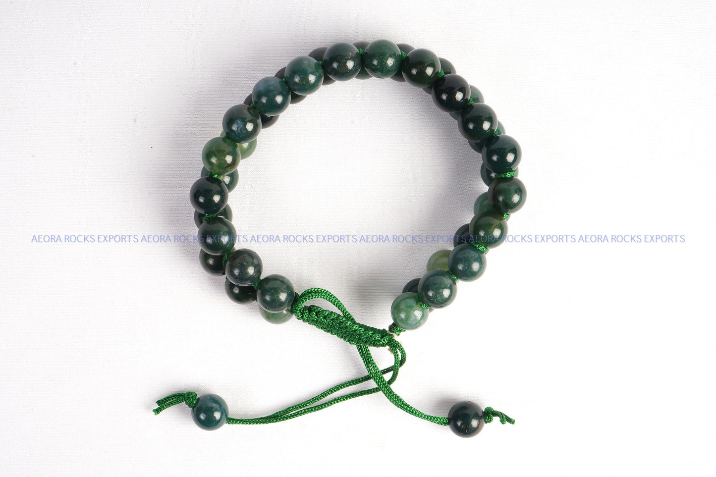 Moss Agate String Bracelet in India - Aeora Rocks - AEORA ROCKS INDIA - Healing Crystals superstore