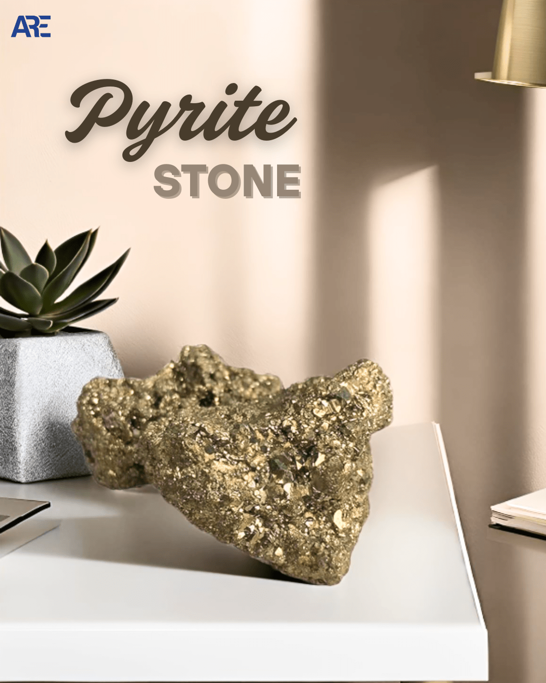 Natural Pyrite Cluster in India - Aeora Rocks - AEORA ROCKS INDIA - Healing Crystals superstore