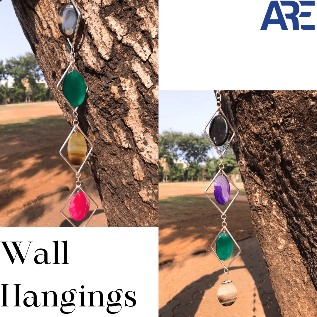 Onyx Rhombus Shaped Wall Hangings in India - Aeora Rocks - AEORA ROCKS INDIA - Healing Crystals superstore