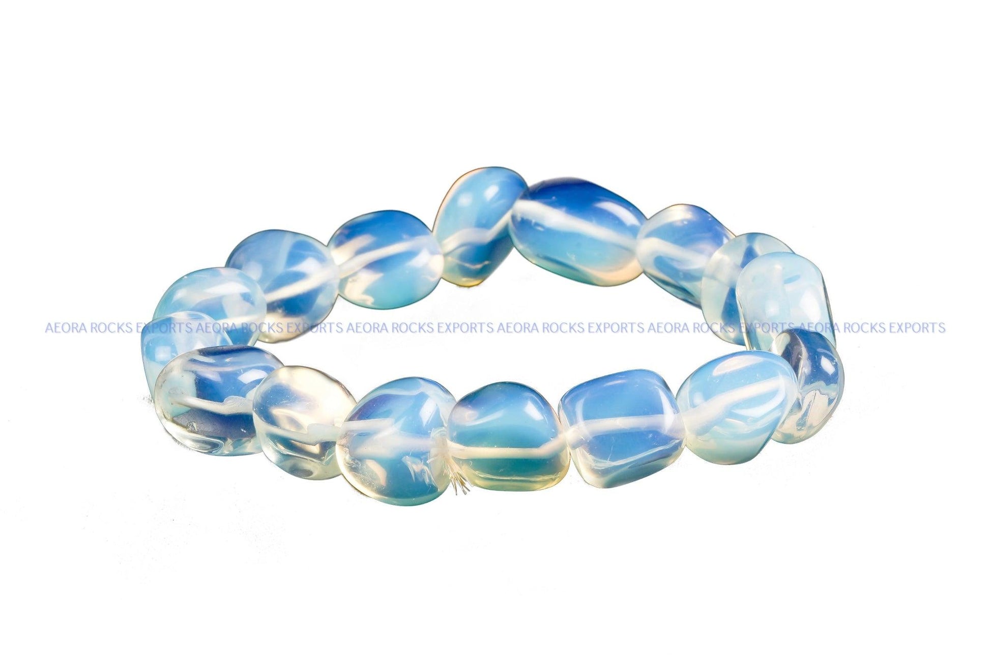 Opalite Tumbled Bracelet in India - Aeora Rocks - AEORA ROCKS INDIA - Healing Crystals superstore