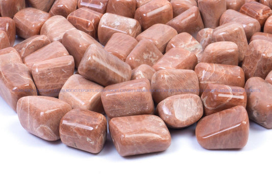 Orange Moonstone Tumbled Stone in India - Aeora Rocks - AEORA ROCKS INDIA - Healing Crystals superstore