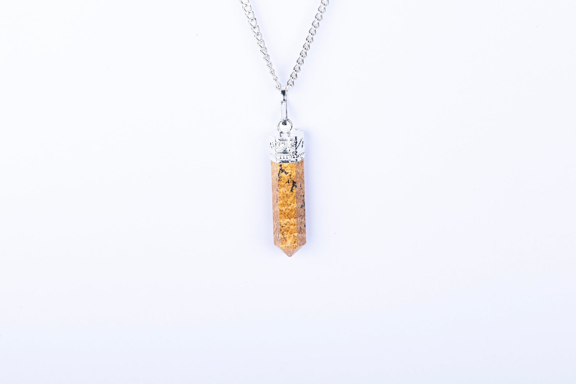 Picture Jasper Single Point Pendant - AEORA ROCKS INDIA - Healing Crystals superstore