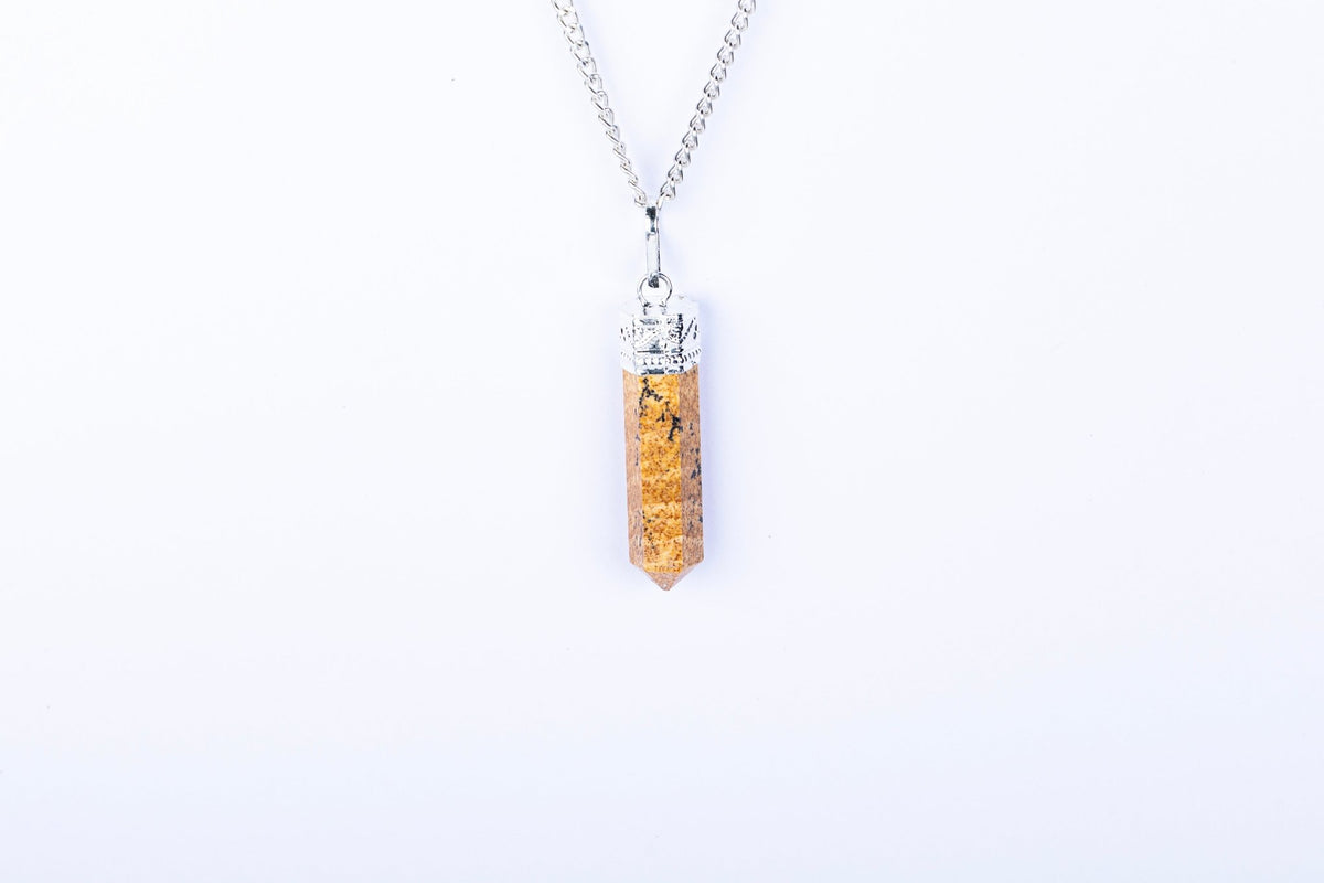 Picture Jasper Single Point Pendant - AEORA ROCKS INDIA - Healing Crystals superstore