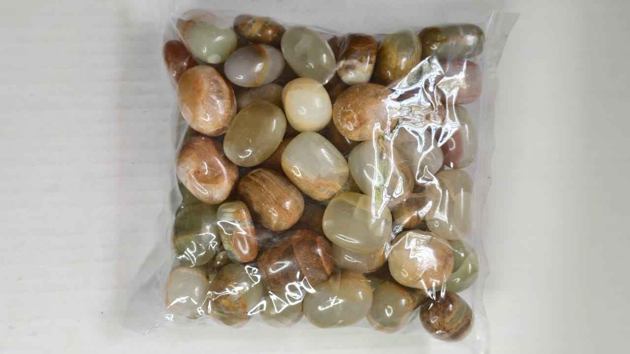 PINEAPPLE CALCITE TUMBLE STONE - 1 KG