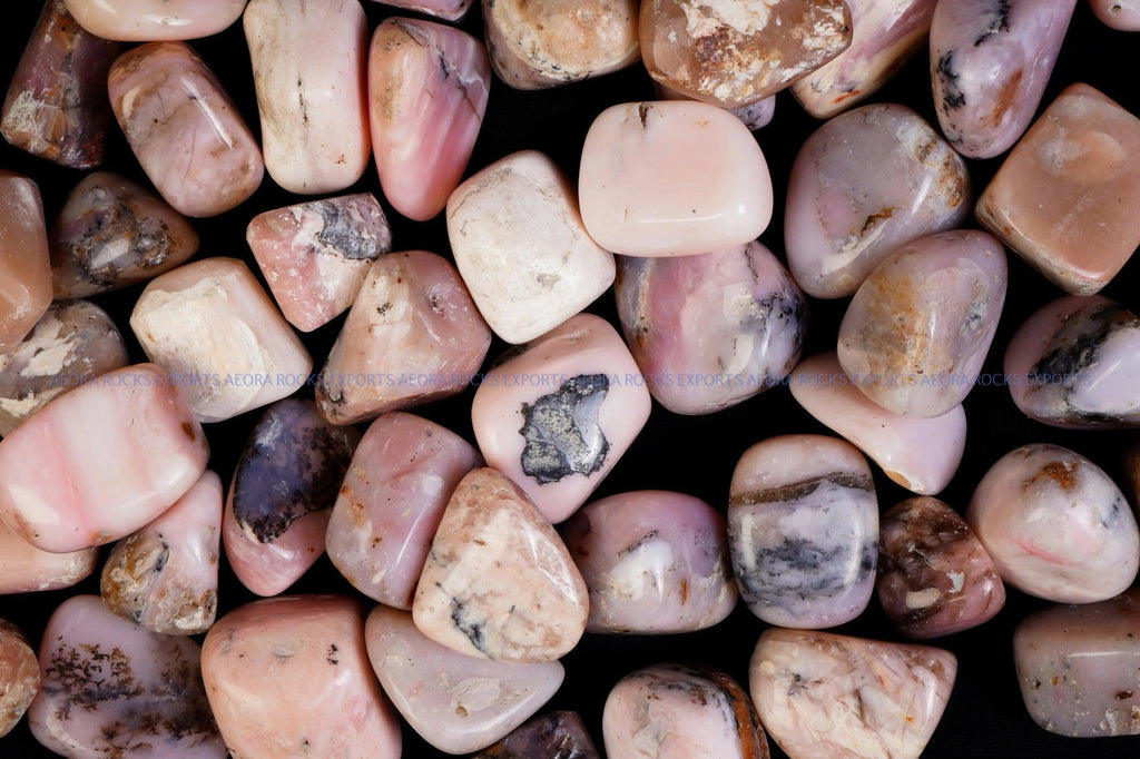 Pink Opal Tumbled Stone in India - Aeora Rocks - AEORA ROCKS INDIA - Healing Crystals superstore