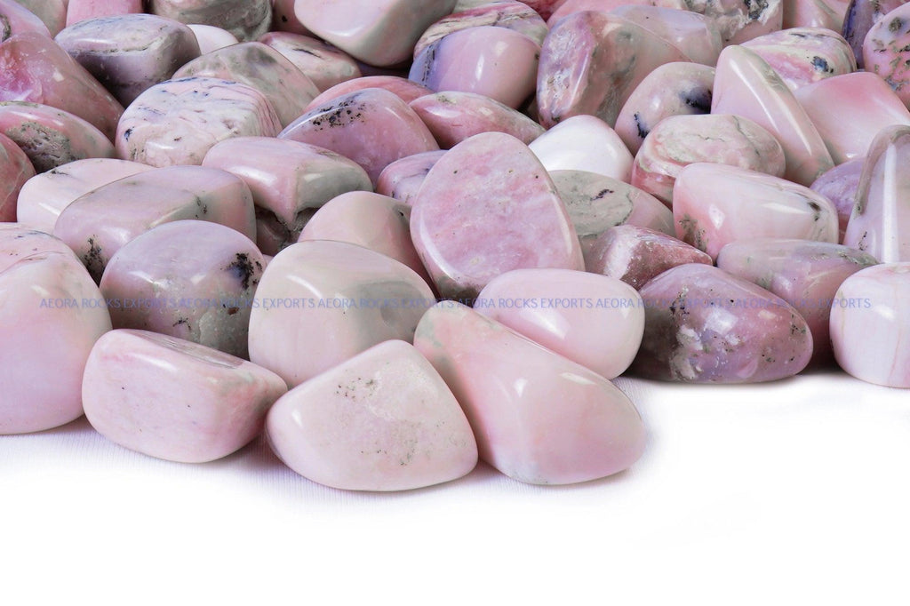 Pink Opal Tumbled Stone in India - Aeora Rocks - AEORA ROCKS INDIA - Healing Crystals superstore