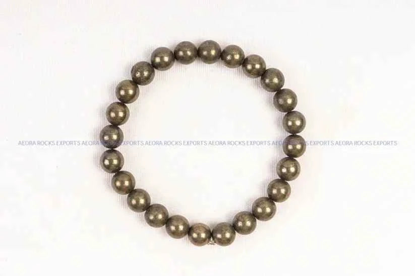Pyrite Stone Healing Bracelet - 8MM