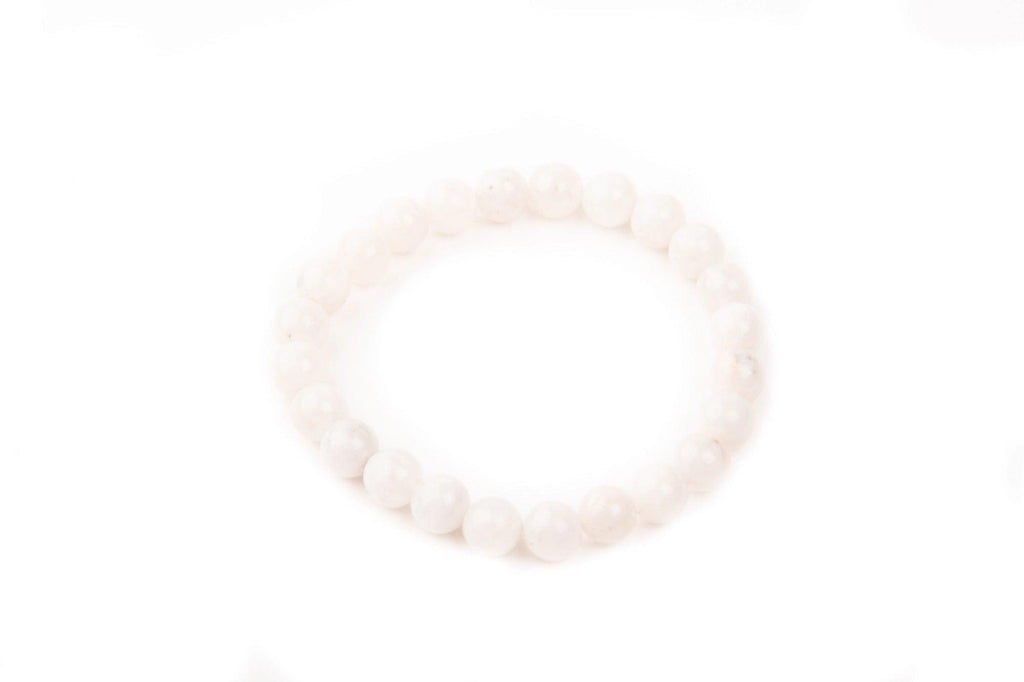 Rainbow Moonstone Bead Bracelet 8mm in India - Aeora Rocks - AEORA ROCKS INDIA - Healing Crystals superstore