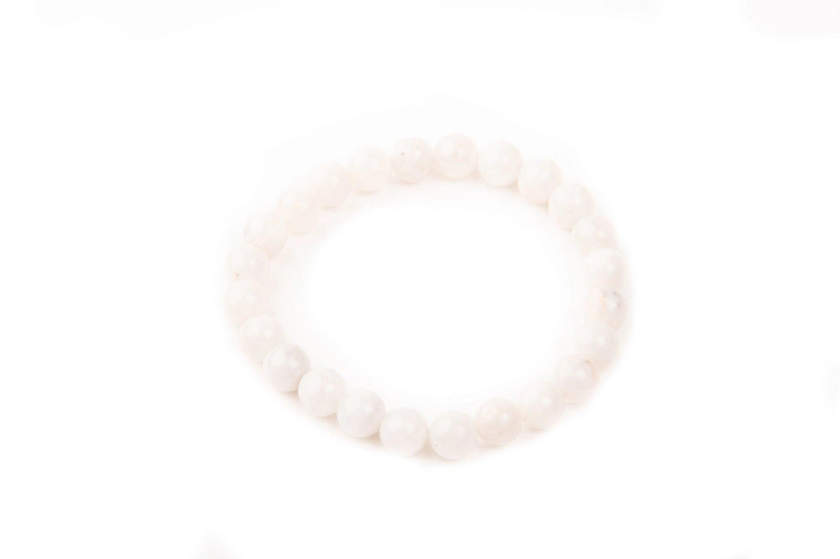 Rainbow Moonstone Bead Bracelet 8mm in India - Aeora Rocks - AEORA ROCKS INDIA - Healing Crystals superstore