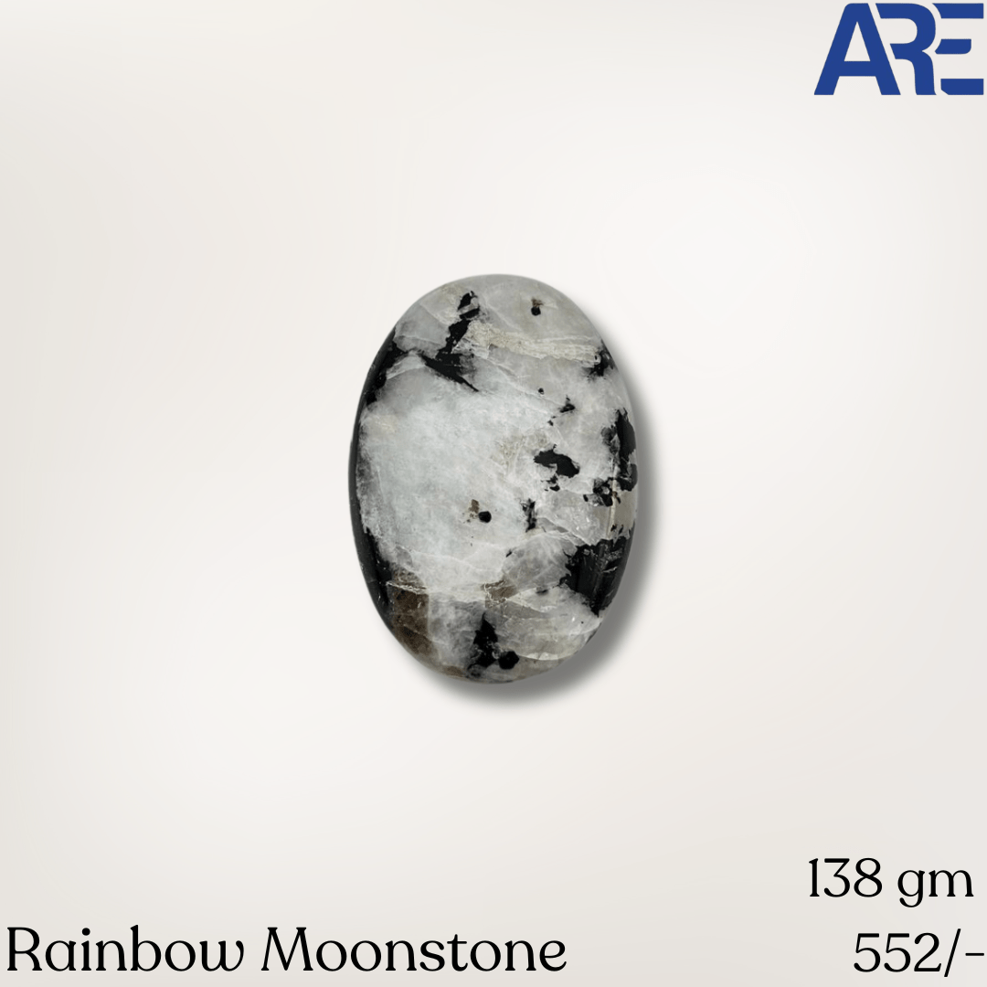 Rainbow Moonstone Palmstone - AEORA ROCKS INDIA - Healing Crystals superstore