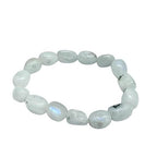 Rainbow Moonstone Tumbled Bracelet - AEORA ROCKS INDIA - Healing Crystals superstore