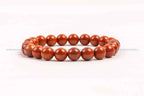 Red Jasper Bead Bracelet 8mm in India - Aeora Rocks