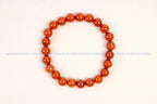 Red Jasper Bead Bracelet 8mm in India - Aeora Rocks
