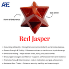 Red Jasper Merkaba - AEORA ROCKS INDIA - Healing Crystals superstore