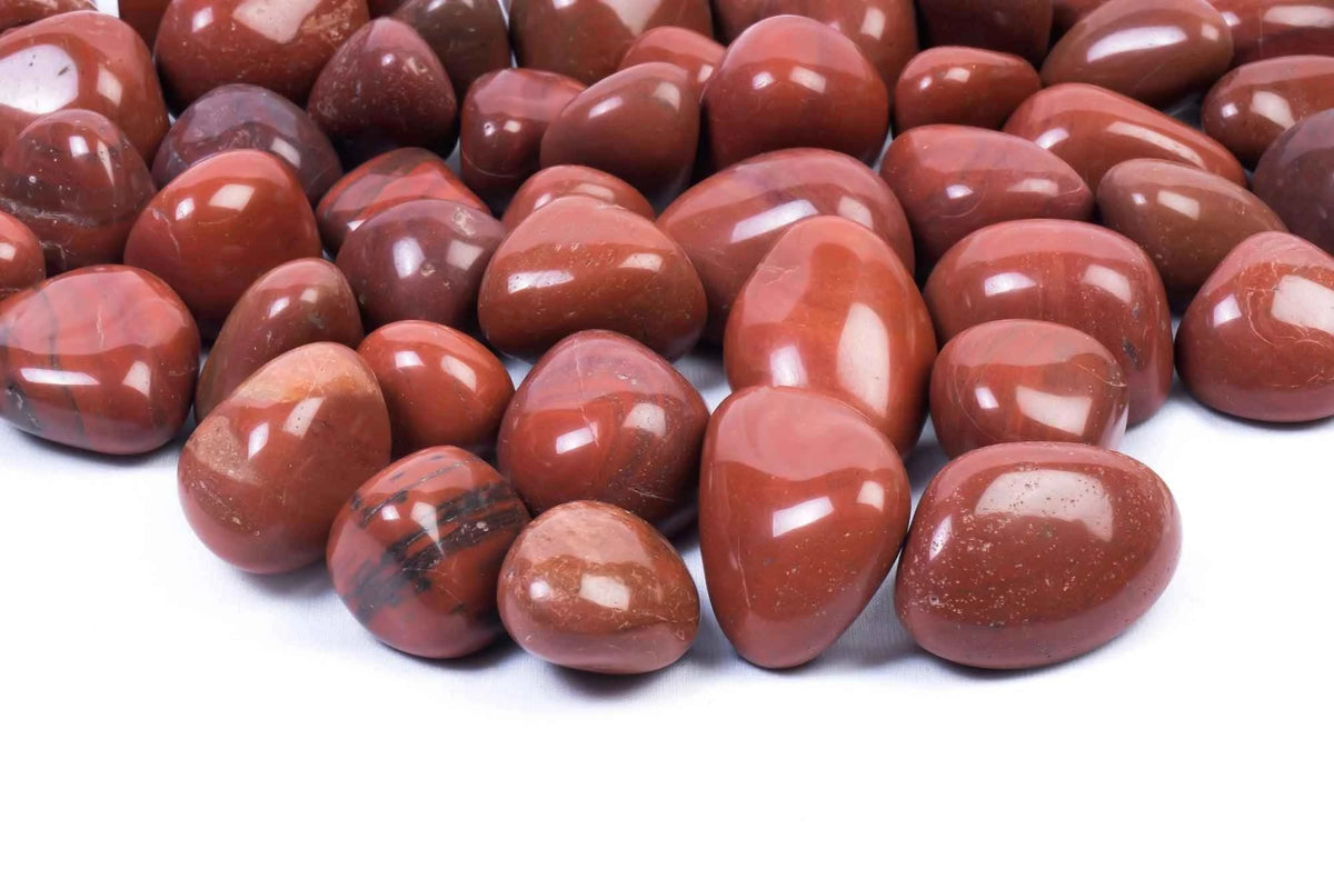 Red Jasper Tumbled Stone in India - Aeora Rocks