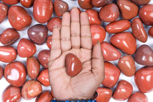Red Jasper Tumbled Stone in India - Aeora Rocks