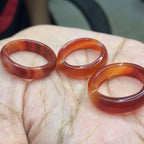 Red Sulemai Hakik (Carnelian) Ring - AEORA ROCKS INDIA - Healing Crystals superstore