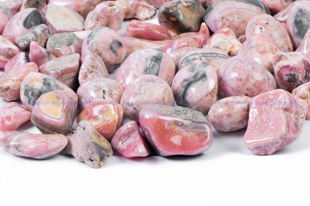 Rhodochrosite Tumbled Stone in India - Aeora Rocks - AEORA ROCKS INDIA - Healing Crystals superstore