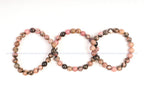 Rhodonite Bead Bracelet in India - Aeora Rocks - AEORA ROCKS INDIA - Healing Crystals superstore