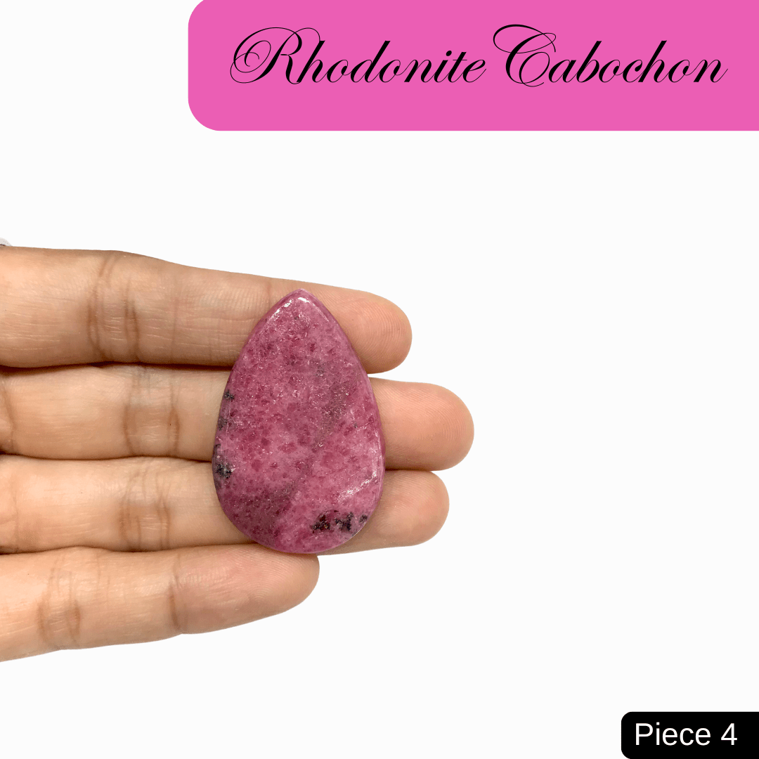 Rhodonite Cabochons - AEORA ROCKS INDIA - Healing Crystals superstore