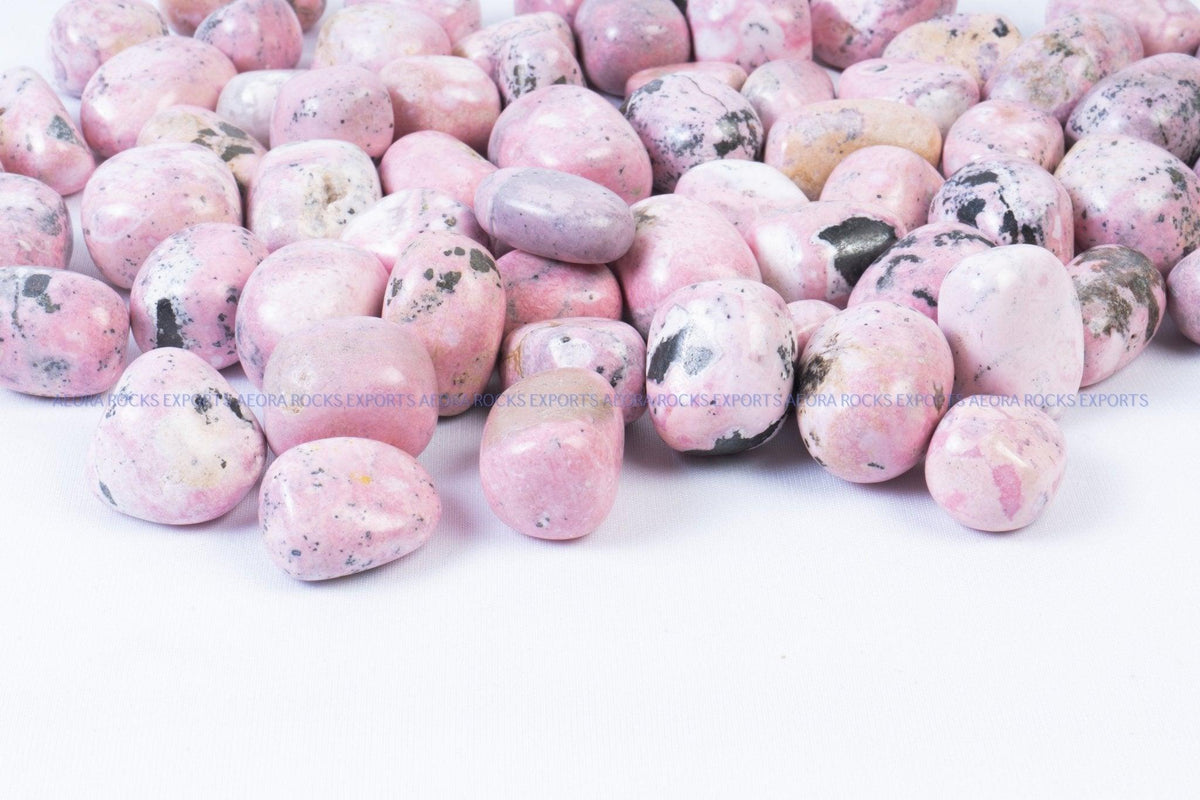 Rhodonite Premium Tumbled Stone - AEORA ROCKS INDIA - Healing Crystals superstore