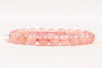 Rose Quartz Bead Bracelet - AEORA ROCKS INDIA - Healing Crystals superstore