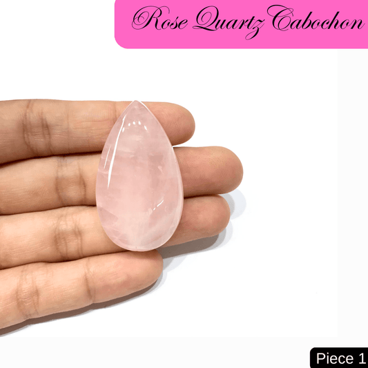 Rose Quartz Cabochons - AEORA ROCKS INDIA - Healing Crystals superstore