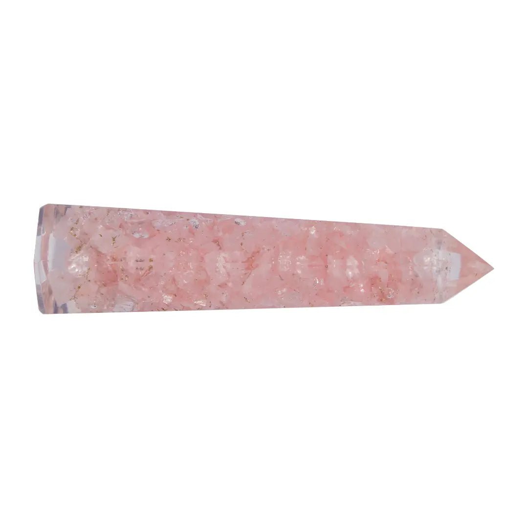 Rose Quartz Orgonite Tower in India - Aeora Rocks - AEORA ROCKS INDIA - Healing Crystals superstore