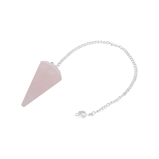 Rose Quartz Pendulum - AEORA ROCKS INDIA - Healing Crystals superstore