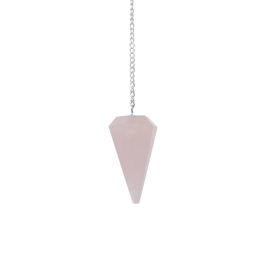 Rose Quartz Pendulum - AEORA ROCKS INDIA - Healing Crystals superstore