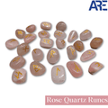 Rose Quartz Runes in India - Aeora Rocks - AEORA ROCKS INDIA - Healing Crystals superstore