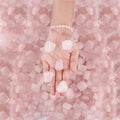 Rose Quartz Tumbled Stone in India - Aeora Rocks