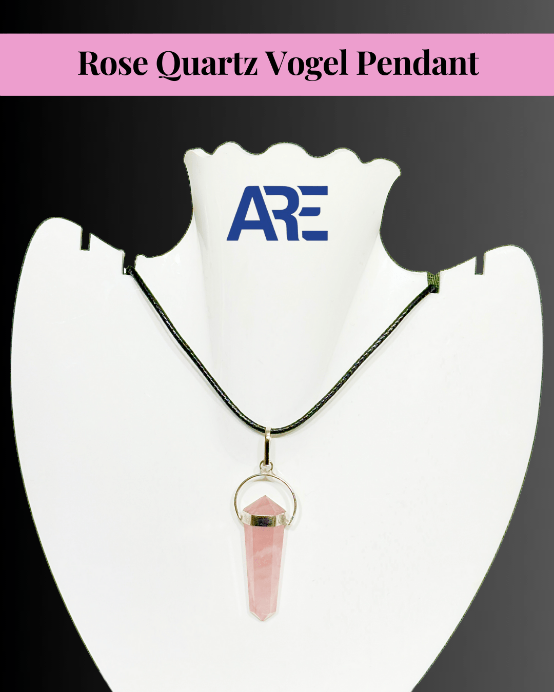 Rose Quartz Vogel Pendant - AEORA ROCKS INDIA - Healing Crystals superstore