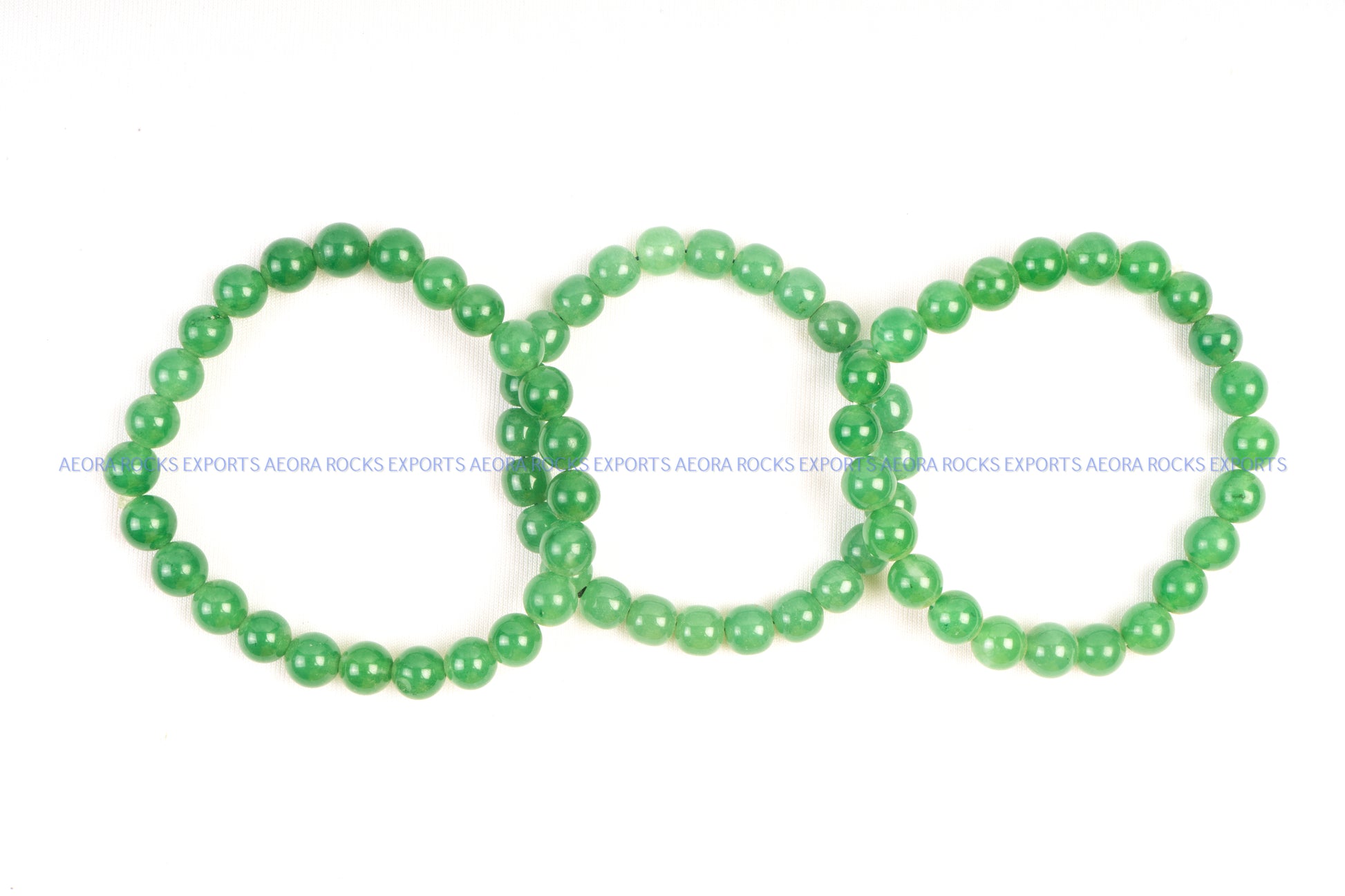 Green Aventurine Bead Bracelet in India