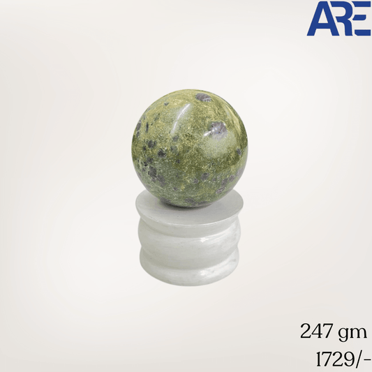 Ruby Fuchsite Sphere - AEORA ROCKS INDIA - Healing Crystals superstore