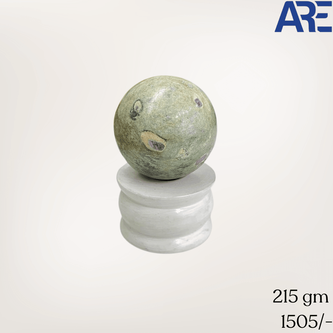 Ruby Fuchsite Sphere - AEORA ROCKS INDIA - Healing Crystals superstore
