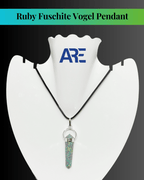 Ruby Fuschite Vogel Pendant - AEORA ROCKS INDIA - Healing Crystals superstore