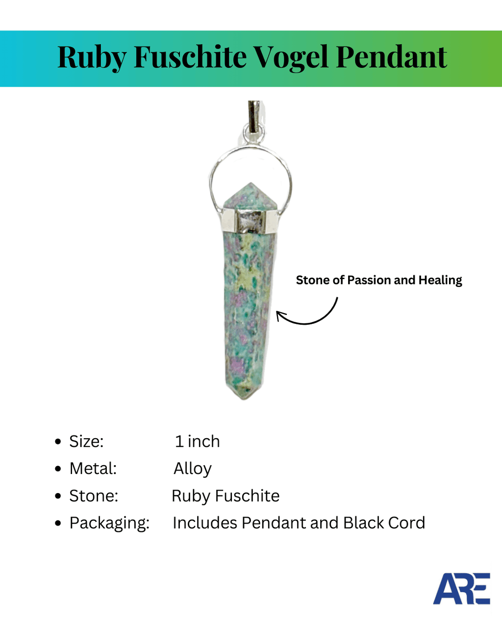 Ruby Fuschite Vogel Pendant - AEORA ROCKS INDIA - Healing Crystals superstore