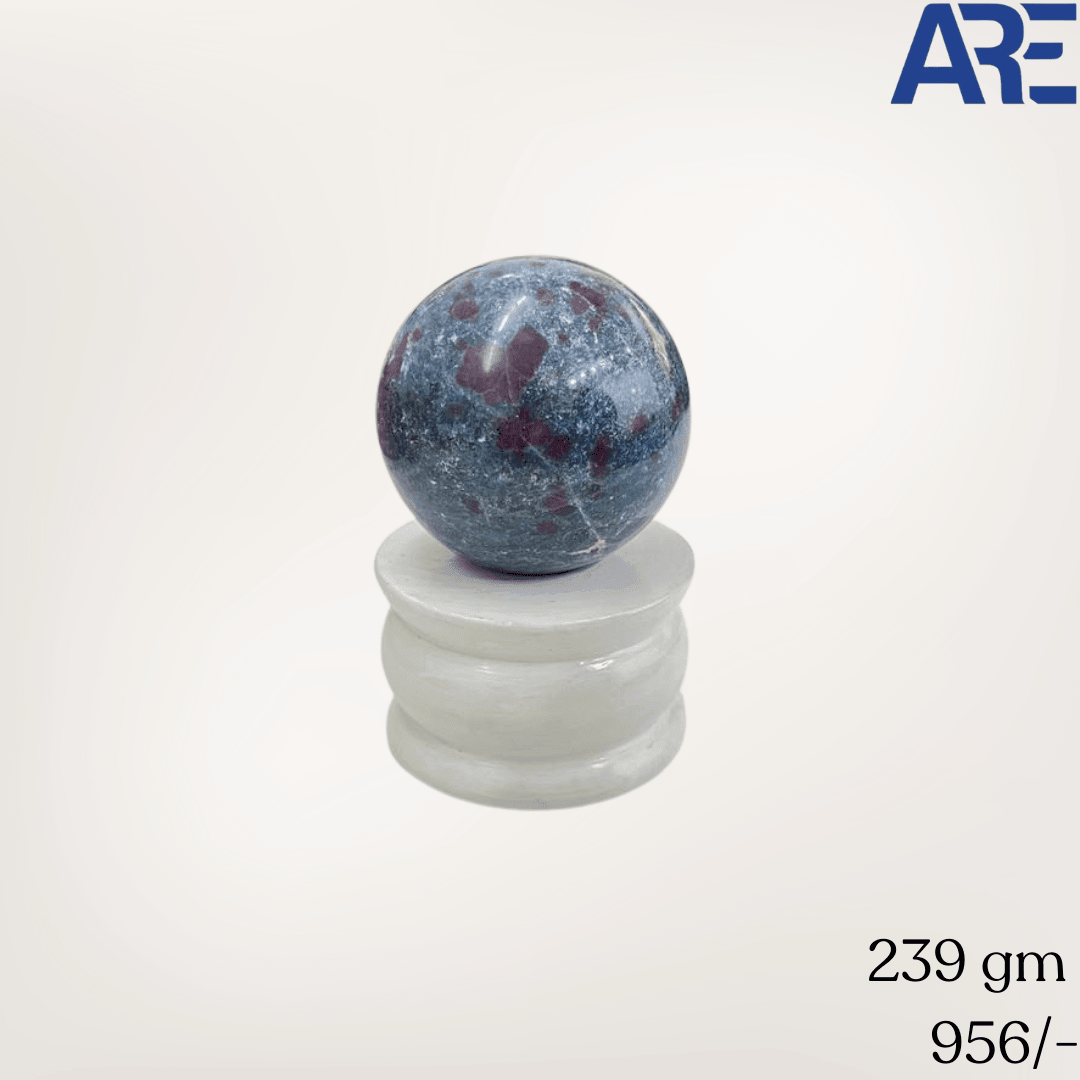 Ruby Kyanite Sphere - AEORA ROCKS INDIA - Healing Crystals superstore