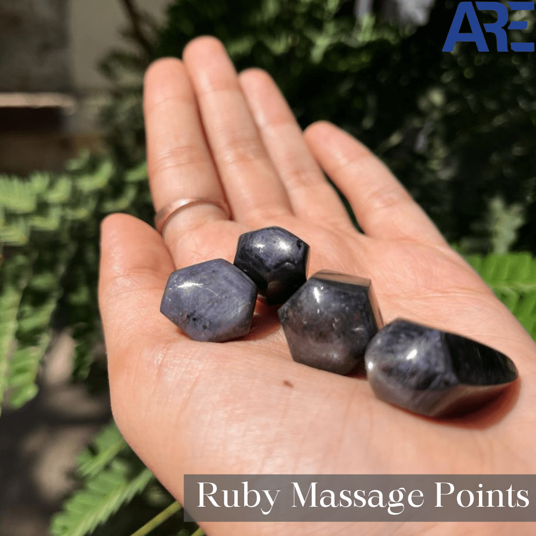 Ruby Massage Points - AEORA ROCKS INDIA - Healing Crystals superstore