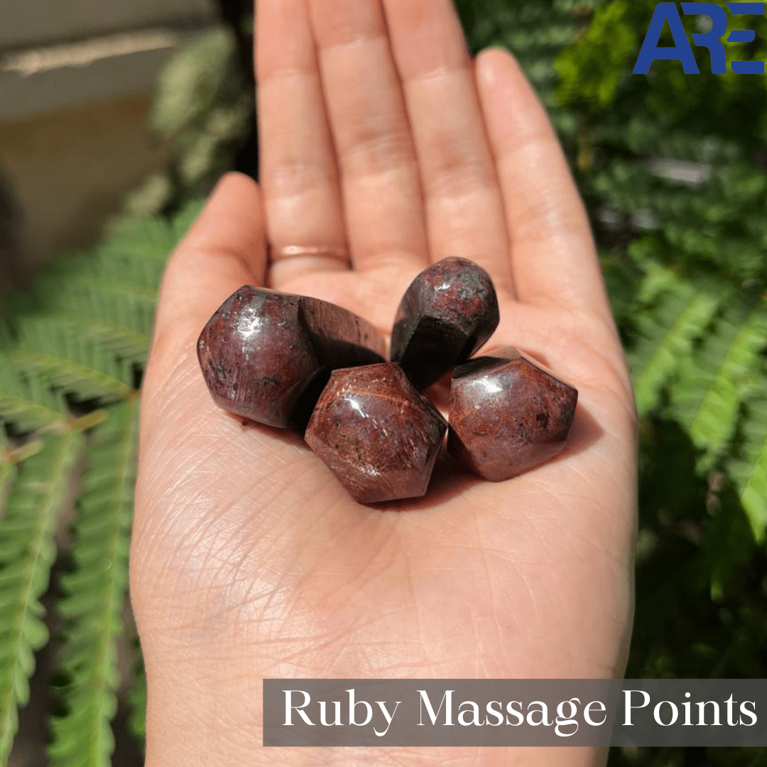 Ruby Massage Points - AEORA ROCKS INDIA - Healing Crystals superstore