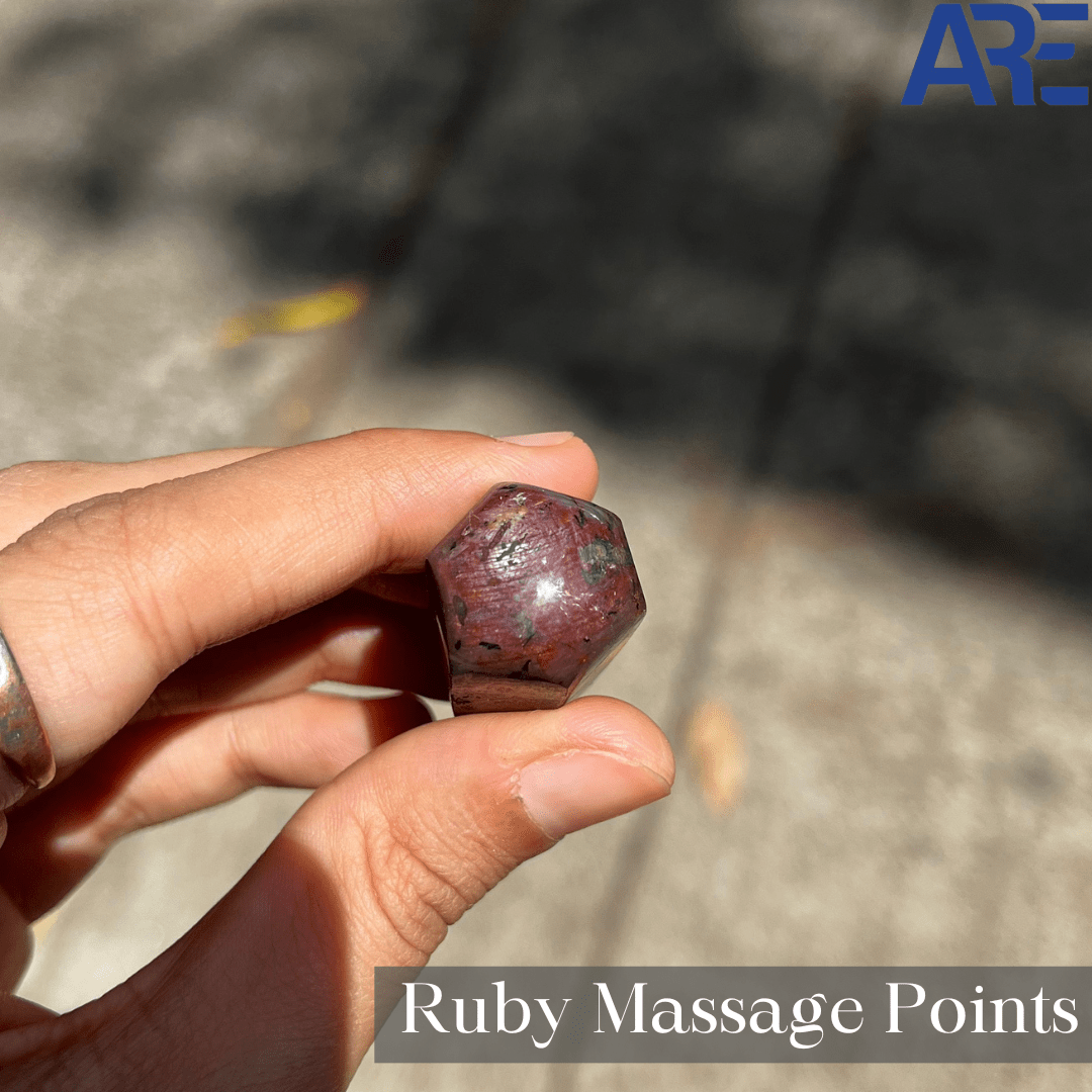 Ruby Massage Points - AEORA ROCKS INDIA - Healing Crystals superstore