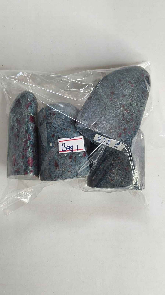 RUBY KYANITE FREEFORM STONES -1KG -BAG 1 -4PCS