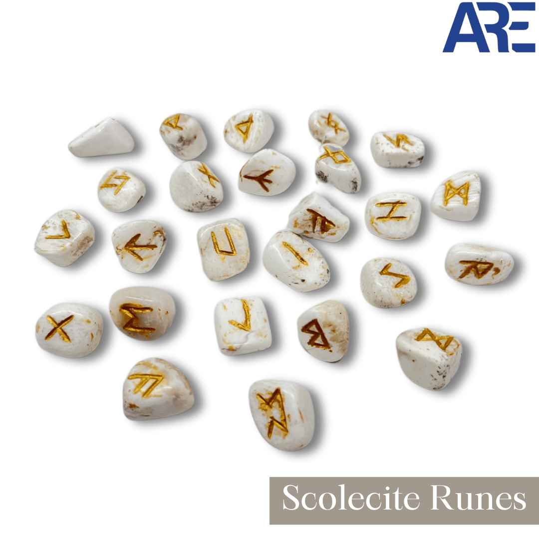 Scolecite Runes in India - Aeora Rocks - AEORA ROCKS INDIA - Healing Crystals superstore