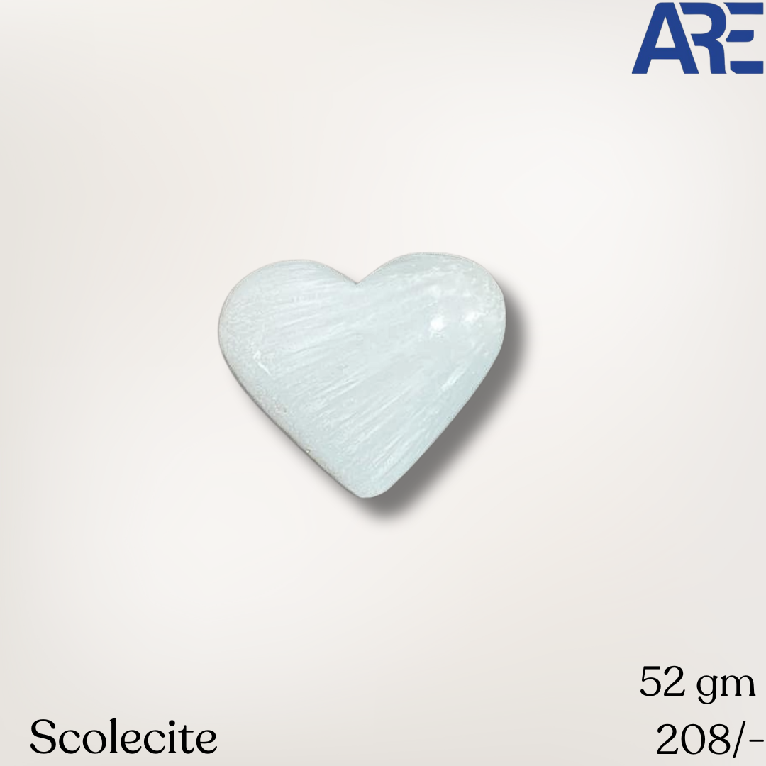 Scolecite Heart  