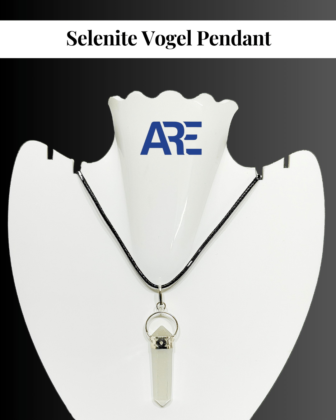 Selenite Vogel Pendant - AEORA ROCKS INDIA - Healing Crystals superstore