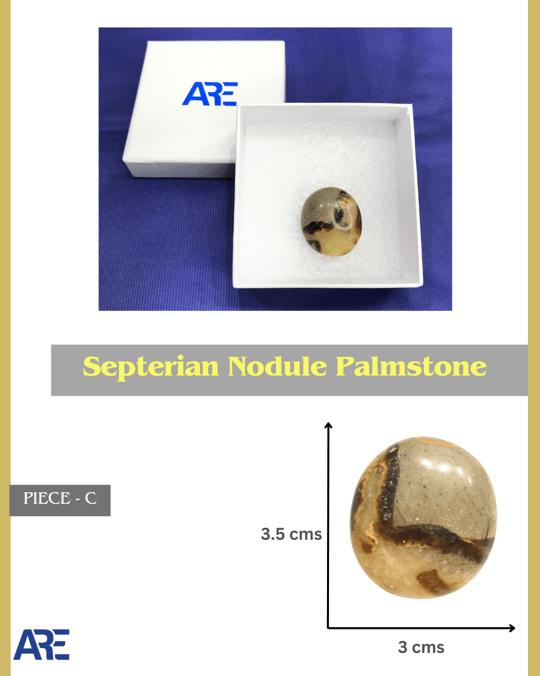 Septerian Nodule Palmstone in India - Aeora Rocks - AEORA ROCKS INDIA - Healing Crystals superstore